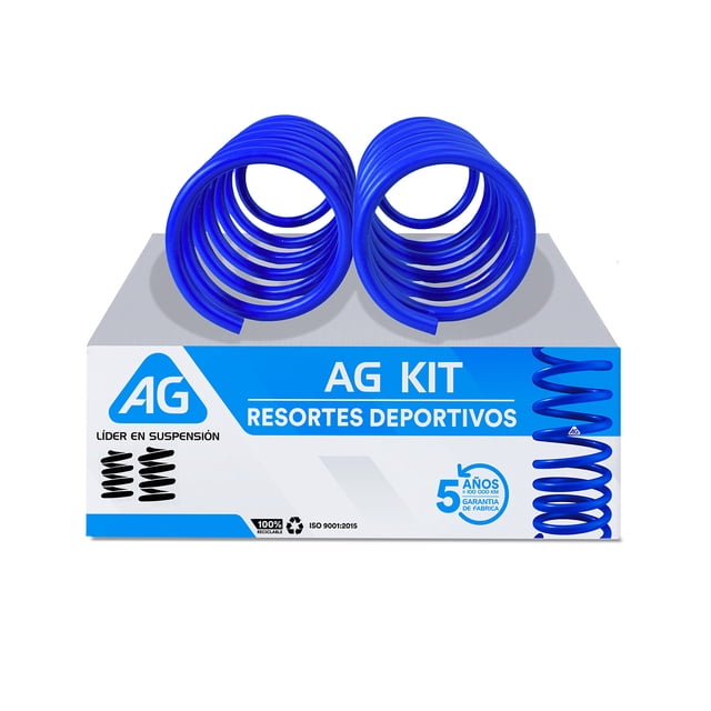 Resortes AG Kit para Auto Traseros para Kia Rio 2012 a 2017 2 Piezas Nuevos