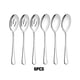 thumbnail image 5 of Inteprter Esenciales de cocina de 6 piezas con cubiertos de acero inoxidable ligeros y portátiles, seguros para Cocina y Comedor plata, 5 of 6
