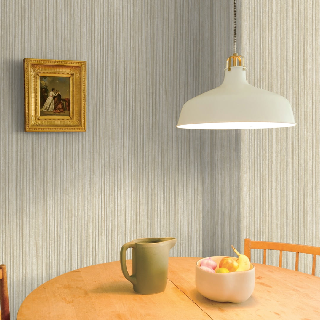 Tempaper Textured Faux Grasscloth Sand Peel and Stick Wallpaper, 20.5" x 16.5'