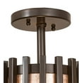thumbnail image 2 of Meyda 198762 7 in. Riker Pendant - Timeless Bronze, 2 of 7