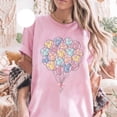 thumbnail image 2 of Disney Coquette Bow Balloons Mickey Head Watercolor T-Shirt, Disney Balloons Tee, Disneyland Family Matching Shirt, WDW Vacation Trip Shirt, 2 of 6