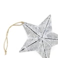 thumbnail image 4 of AuldHome Design Galvanized Star Ornaments (3-Pack, 7.5 Inch); Rustic Christmas Ornaments for Large Christmas Trees and Wreaths, Large 7.5 Inch Diameter, 4 of 8