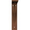 thumbnail image 5 of Ekena Millwork 2"W x 10"D x 10"H Legacy Steel Bracket, Hammered Copper, 5 of 12