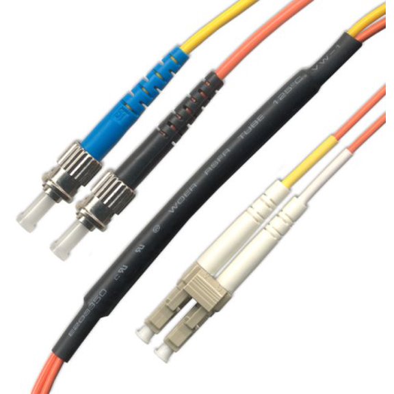 1M ST/LC Mode Conditioning (ST Side) Fiber Optic Cable (9/125-62.5/125)