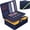 Blue, variant on Document Organizer with 5200? Heat Insulated, and Fireproof Document Box,Portable Travel Safe Storage Box for Important Documents,File and Birth Certificate,