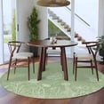 thumbnail image 3 of Round Rugs 5Ft, Sage Green Wildflowers Round Area Rug Washable Indoor Throw Carpet, Modern Floral Butterfly Plant Soft Non Slip Circle Rug for Cabinet Bathroom Home Decor Aesthetic, 3 of 8