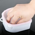 thumbnail image 4 of dianhelloya Pro Dual Layer Hand Washer Nail Bowl Soak Off Polish Remover Manicure Tools Pink, 4 of 6