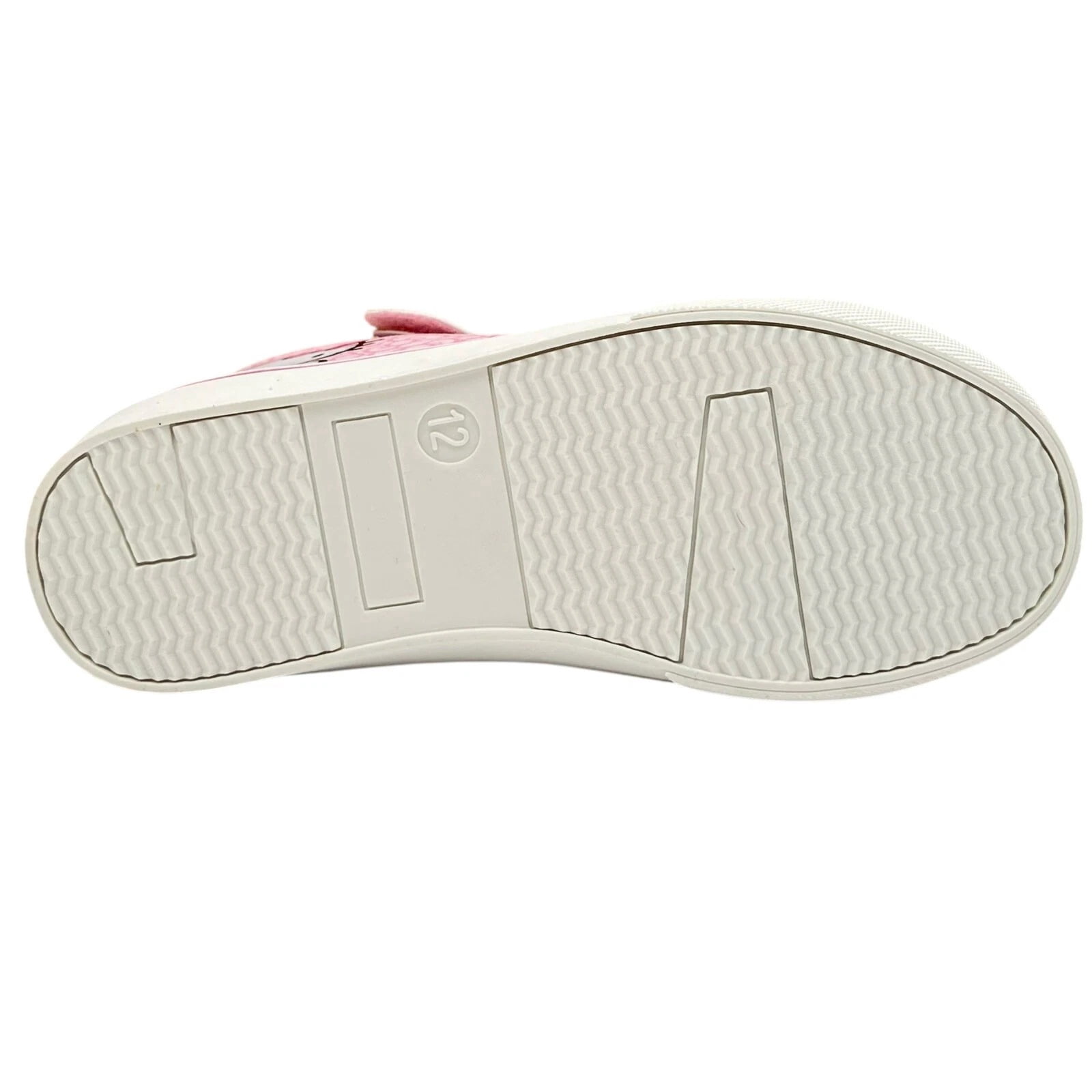 Hello Kitty Little Girls High Top Slip-on Sneaker Size 1Y Pink-White Lightweight