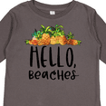 thumbnail image 4 of Inktastic Hello, Beaches Group of Pineapples Boys or Girls Long Sleeve Toddler T-Shirt, 4 of 5