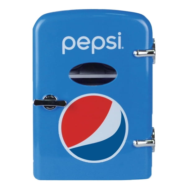 Pepsi Portable 6can Mini Fridge, MIS133PEP, BLUE