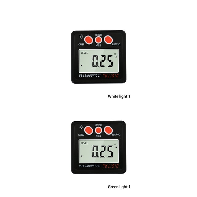 Precise Digital Inclinometer Protractor IP54 Waterproof Level Angle Finders Measurement Electronic Measuring Tool Home Work White Light