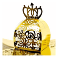 thumbnail image 3 of 50 Cajas Dulceros Mini Cajitas Boda Regalo Recuerdos dorado, 3 of 5