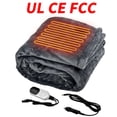 thumbnail image 4 of bedienty Heated Blanket Winter Soft 9 Gear Timing Adjustable Car Plug Of Upgraded -soft Flannel 2.5m gray 100*75, 4 of 6
