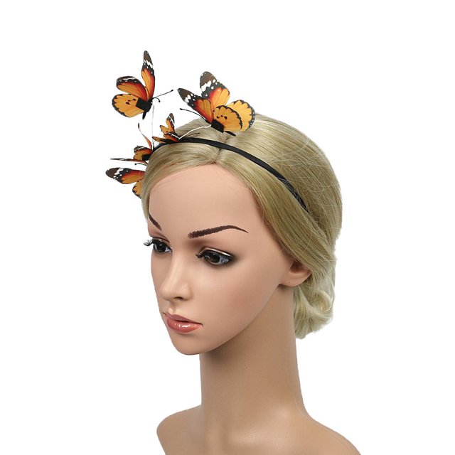 Accesorio nupcial del cabellero de de de la simulación de la tela de la joyería del de las mujeres Amarillo