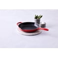 thumbnail image 5 of Skillet Le Creuset, hierro fundido esmaltado Signature, 2,2 L, color cereza, 5 of 5
