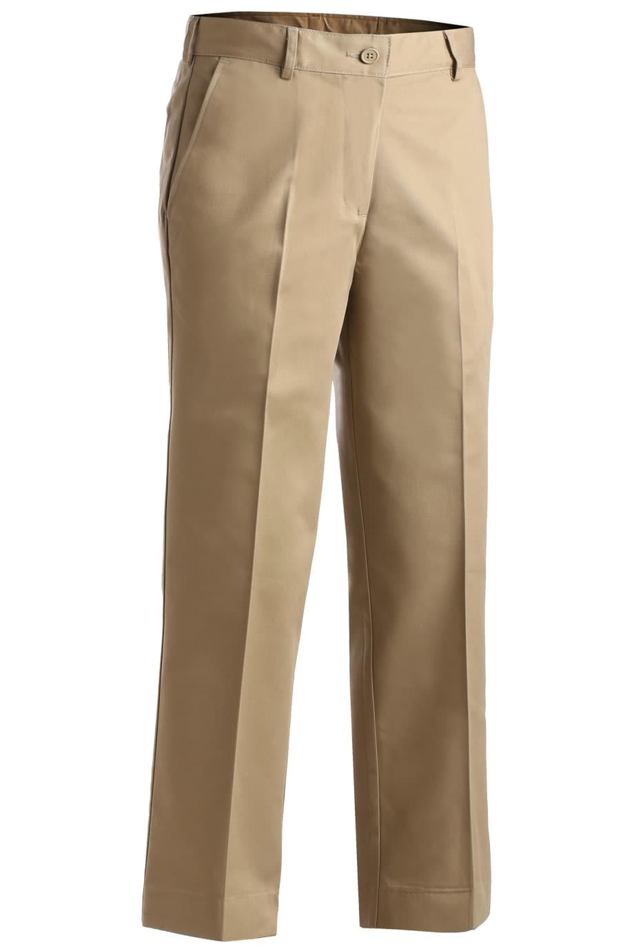 Edwards Ladies' Easy Fit Chino Flat Front Pant - Walmart.com