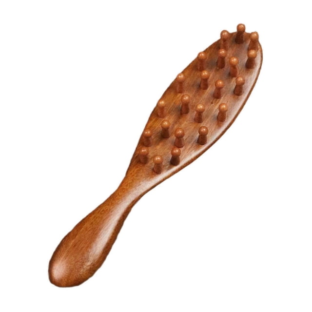 Peine de madera para masaje capilar con 22 dientes para desenredar el cabello y apto para todo tipo de cabello.