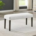 thumbnail image 5 of Roundhill Furniture Cavira Modern Faux Marble Dining Table with 4 Chairs and Bench, 5 of 15