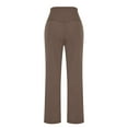 thumbnail image 5 of Dxzfnsa Womens Yoga Pants Wide Leg Comfy Drawstring Loose Straight Lounge Running Workout Legging Pantalones Para Mujer,Brown-3XL, 5 of 9