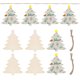 thumbnail image 1 of 10 Pcs Ornamentos de Navidad de Madera Pintables para Manualidades de Árbol de Navidad DIY, 1 of 7