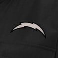 thumbnail image 2 of Women's Antigua Black Los Angeles Chargers  Brushed Carbon Even Par Full-Zip Jacket, 2 of 2