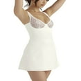 thumbnail image 3 of Women‘s Sling Dress Spaghetti Strap Backless Low Cut Lace Patchwork Mini A-Line Dress, 3 of 6