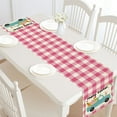 thumbnail image 4 of Mignonne Bande Dessinée Pâques Drapeaux de Table Face Unique Durable Beiges Vert Brun Résistant à l'Huile Lin Bleu Antidérapant Nappe, 4 of 9