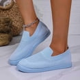 thumbnail image 2 of Dweltoz Women's Walking Shoes Slip on Non Slip Mesh Gym Sneaker Comfortable Casual Athletic Platform Sneaker with Arch Support,Sky Blue 40, 2 of 7