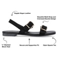 thumbnail image 5 of Journee Collection Womens Twylah Low Stacked Heel Sling Back Sandals, 5 of 6