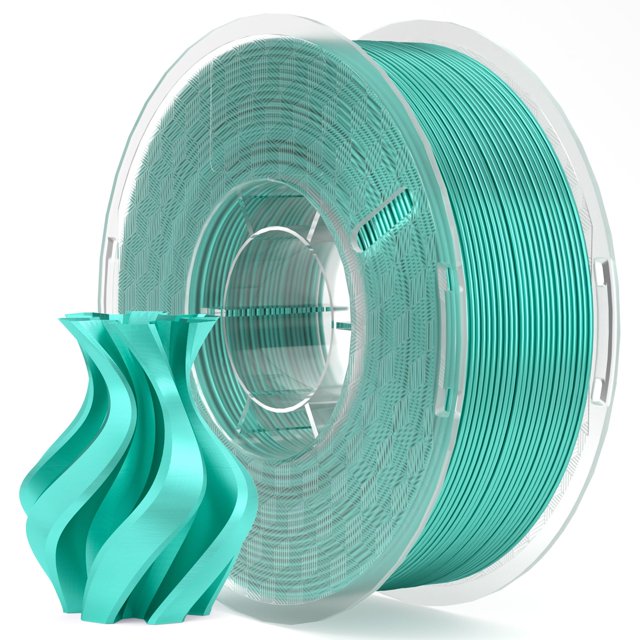 Filamento para impresora 3D ELEGOO Silk PLA, 1,75 mm, verde menta, 1 kg