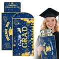 thumbnail image 2 of Large Graduation Envelope Money Holder Gifts with Bill Slots and Card Slots,14x8" Oversize Surprise Grad Cash Holder,Fun Money Gift Idea for High School College Graduates Class of 2026(Blue), 2 of 9