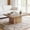 Light Brown Wood Grain, variant on HOMCOM Square Coffee Table, Center Table with 1.6" Thick Tabletop, 31.5"x31.5", Light Brown