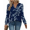 thumbnail image 2 of Fantaslook Womens Tops Long Sleeve V Neck Blouses Business Casual Shirts Fall Fashion Dressy Tops, 2 of 8