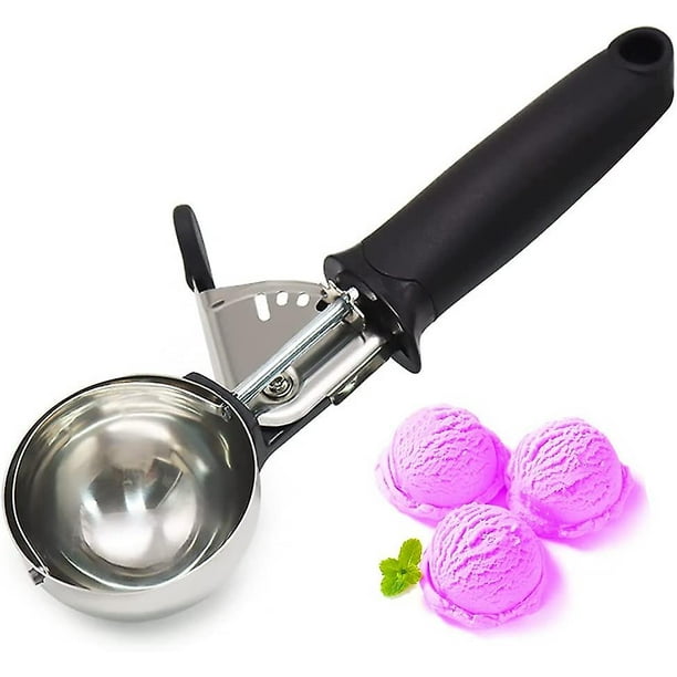Ice Cream Scoop With Trigger, Stainless Steel Ice Cream Scoop, Ice