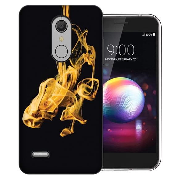 MUNDAZE LG Stylo 5 Gold Smoke Design Phone Case Cover