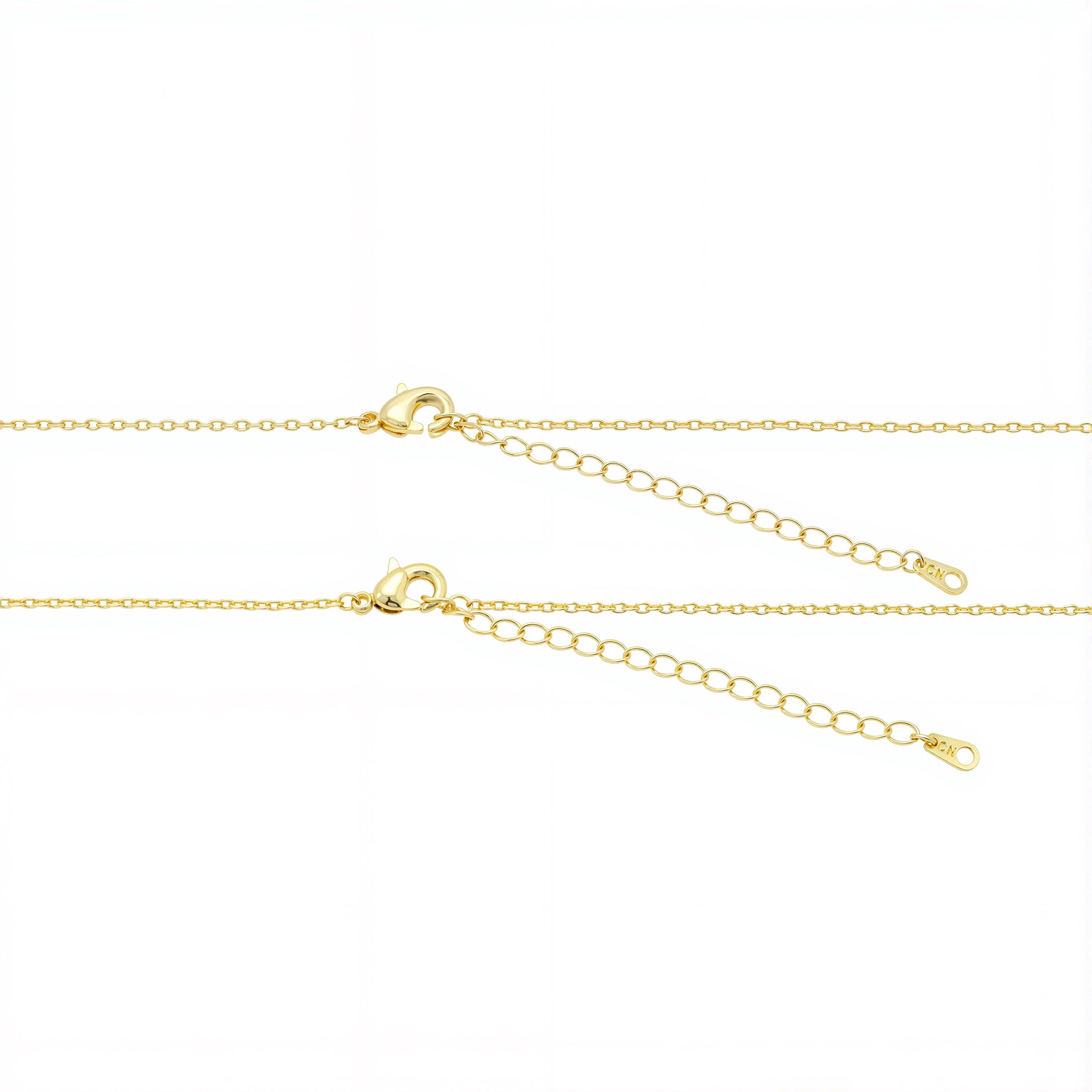 Believe by Brilliance Women's 14Kt Gold Flash Plated Cubic Zirconia Double Layer Tag "V" Necklace and Earring Set
