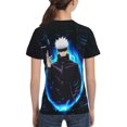 thumbnail image 7 of Jujutsu Kaisen Satoru Gojo Kids T-Shirt 3d Printed Graphic T-Shirts Boys And Girls Short Sleeve Shirts For Youth Kids X-Small, 7 of 7