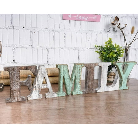 Wood Family Signs Wall Decor Decorative Wooden Blocks Rustic Letters Cutout Farmhouse Home Multicolor Bedroom Kitchen Living Room Table Centerpiece Words Freestanding With Double Sided Tape Canada - Home Decor Wooden Wall Letters Wood Family Signs Wall Decor Decorative Wooden Blocks Rustic Letters Cutout Farmhouse Home Multicolor Bedroom Kitchen Living Room Table Centerpiece Words Freestanding With Double Sided Tape Canada - Home Decor Wooden Wall Letters