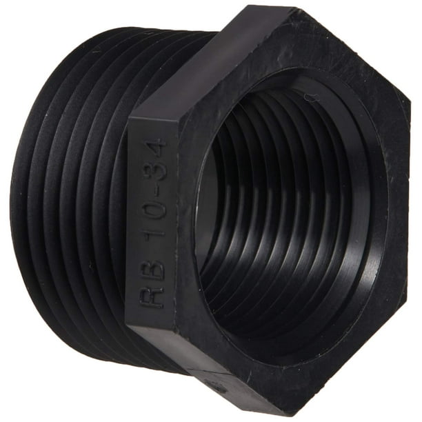 Buje reductor de tuberías Green Leaf RB 10-34 P, 1 x 3/4 pulgadas