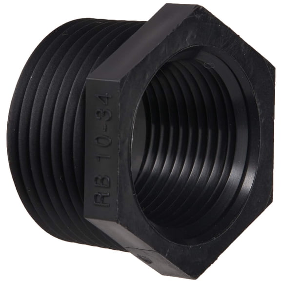 Buje reductor de tuberías Green Leaf RB 10-34 P, 1 x 3/4 pulgadas