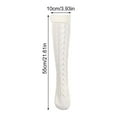 thumbnail image 2 of 2 Pairs for Warm Twist Socks Knit over The Knee White Acrylic, 2 of 6