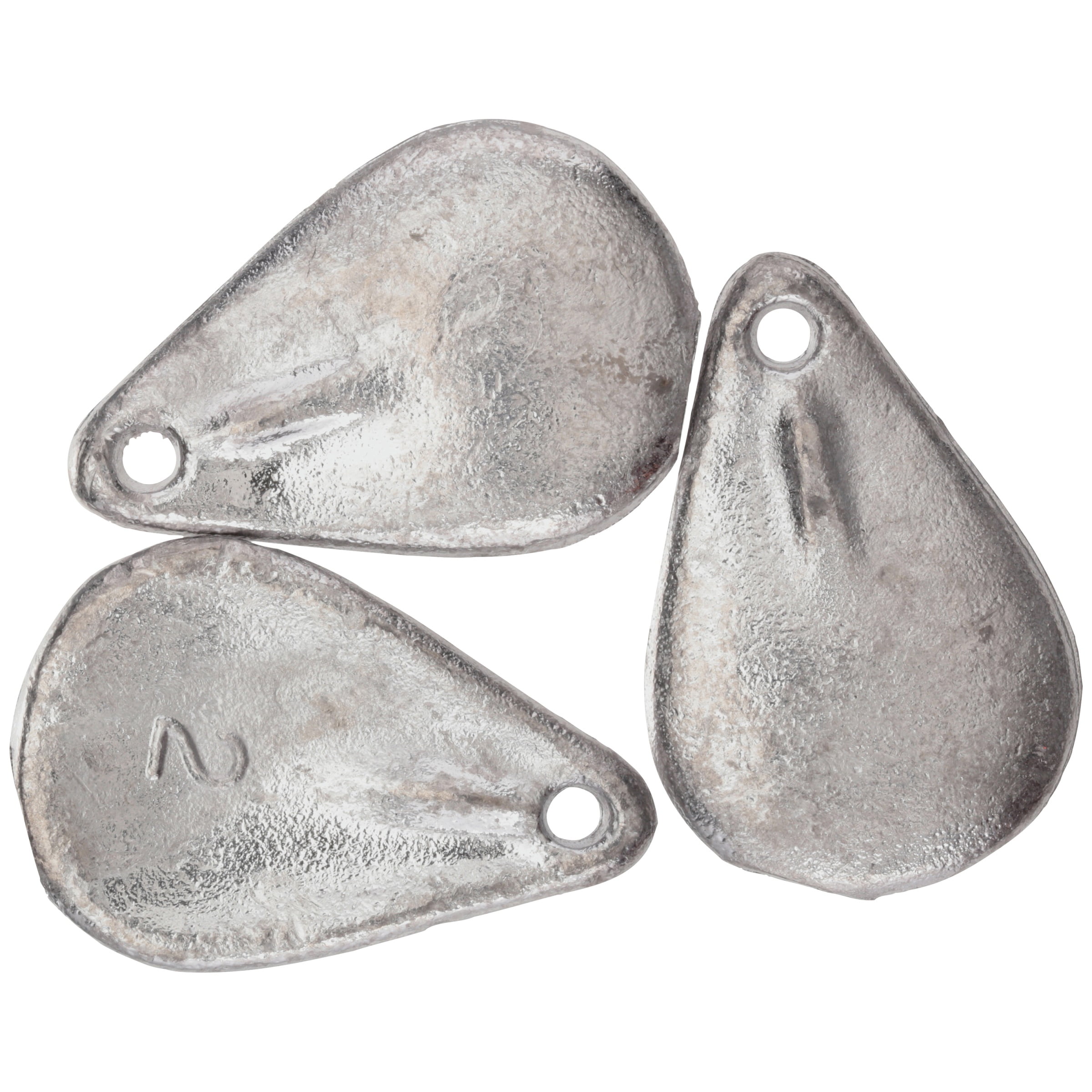 Multi Pack of 4 Silver, Bullet Weights WPY3-24 Pyramid Fishing Sinker One Size 3-Ounce