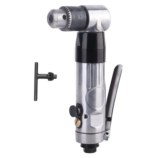 Perceuse à Angle d'Air Perceuse Réversible 90 Perçage Pneumatique Outil Super Puissant avec Clé