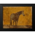 thumbnail image 2 of Wyatt Jr., Norman 14x12 Black Modern Framed Museum Art Print Titled - Custom Oxidized Horse I (A), 2 of 5