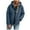 Navy, variant on Winter Coats for Women Style Oversize Zip Up Hooded Long Sleeve Coat With Pockets For Casual Outdoor Wear Comfort And Warmth In Cold Weather Fashion Outerwear Winter Jackets for Women