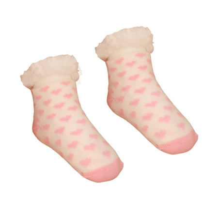 

Baby Fuzzy Socks Warm Thick Velvet Toddler Baby Floor Socks