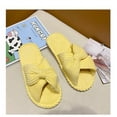 thumbnail image 4 of Women  Corduroy Slippers House Slides for Woman Home Bedroom Bathroom Spa Hospital Open Toe Corduroy Slippers Anti Slip Cozy Comfortable, 4 of 14