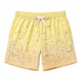 thumbnail image 5 of FASHOFT Blue Ice Cream Boys Swim Trunks with Compression Liner Baby Toddler Kids Swimwear Summer Beach Board Shorts Yellow2 5-6 Years, 5 of 5