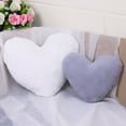 thumbnail image 4 of Soft Heart Shaped Pillows, Heart Plush Cushion, Soft Shaggy Faux Fur Room Decor Throw Pillow for Couch Bed Women Valentine's Day Xmas Gift, 1PC, 4 of 9