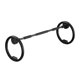 thumbnail image 3 of Aro de fitness, ejercitador ergonómico multifuncional portátil para hombres y mujeres, Negro, 3 of 9
